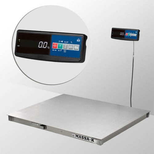 Весы платформенные 4D-PM.S-12/10A_1000 нержавеющая сталь
